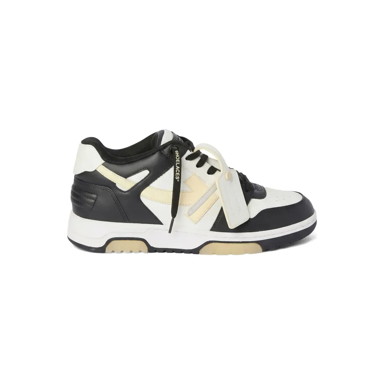 Off-White met veters en hiel “Black” (OMIA189S26LEA0080187)
