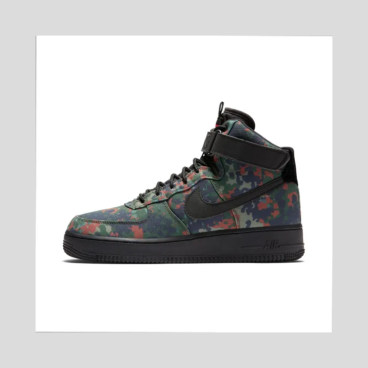 Nike Air Force 1 High Country Camo Germany “Alligator / Safari / Patina / Black” (BQ1669-300)