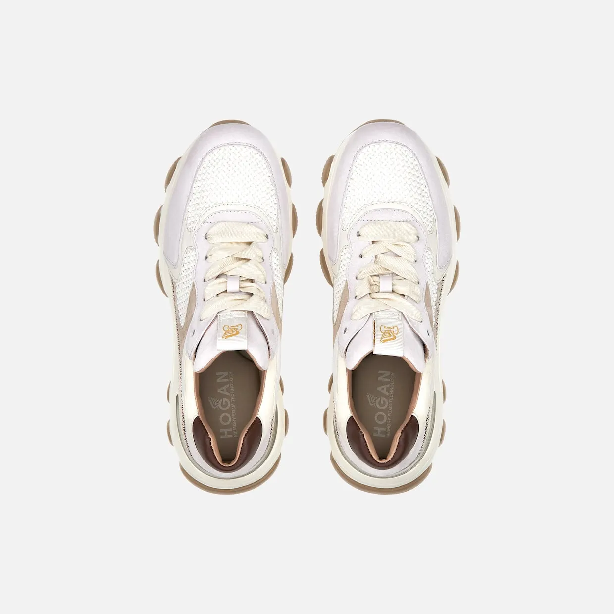 Hogan Hyperactive White Beige Violet (HXW5400ET10O060VAN) (3)