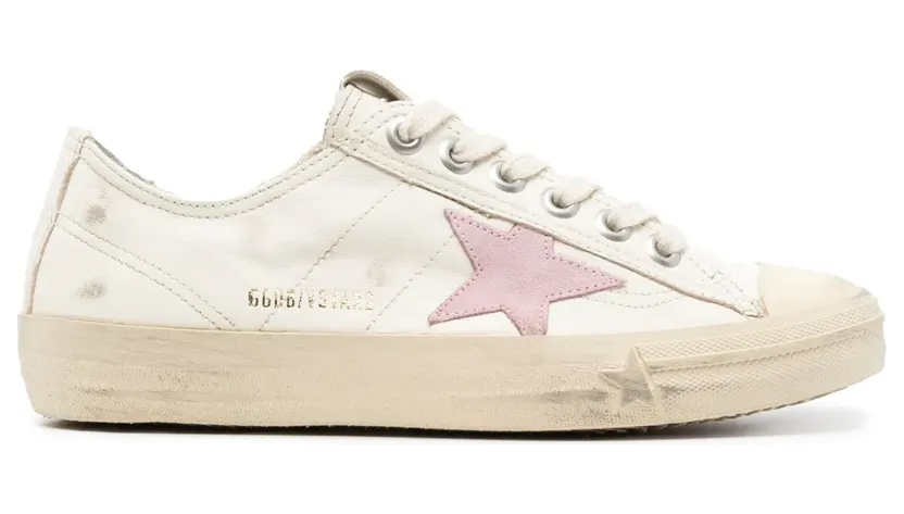 Golden Goose V-Star leren sneakers – Wit (GWF00129F004059)
