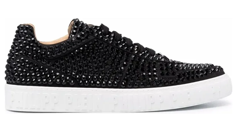 Philipp Plein King Power verfraaid met studs “Black” (SABSMSC3293PLE010N)