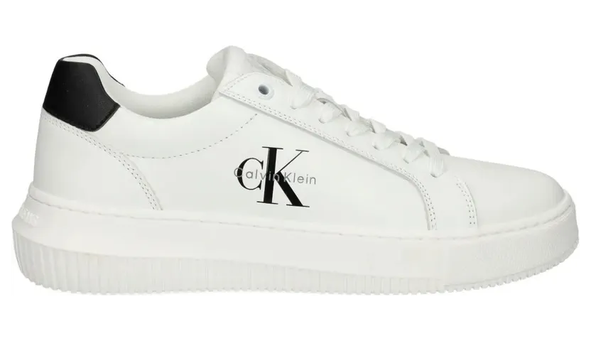 Calvin Klein Jeans Leren with logodetail – White (YW0YW01872)