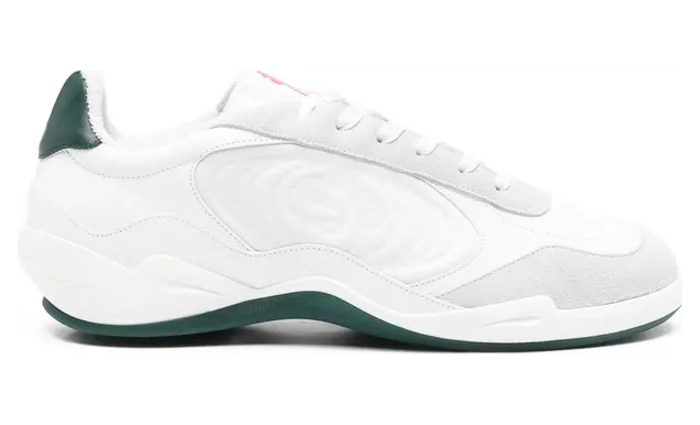 Casablanca Squash Logo-detail Lace-up “White/Green” (SP26-SNK-029 01 WHGRE)