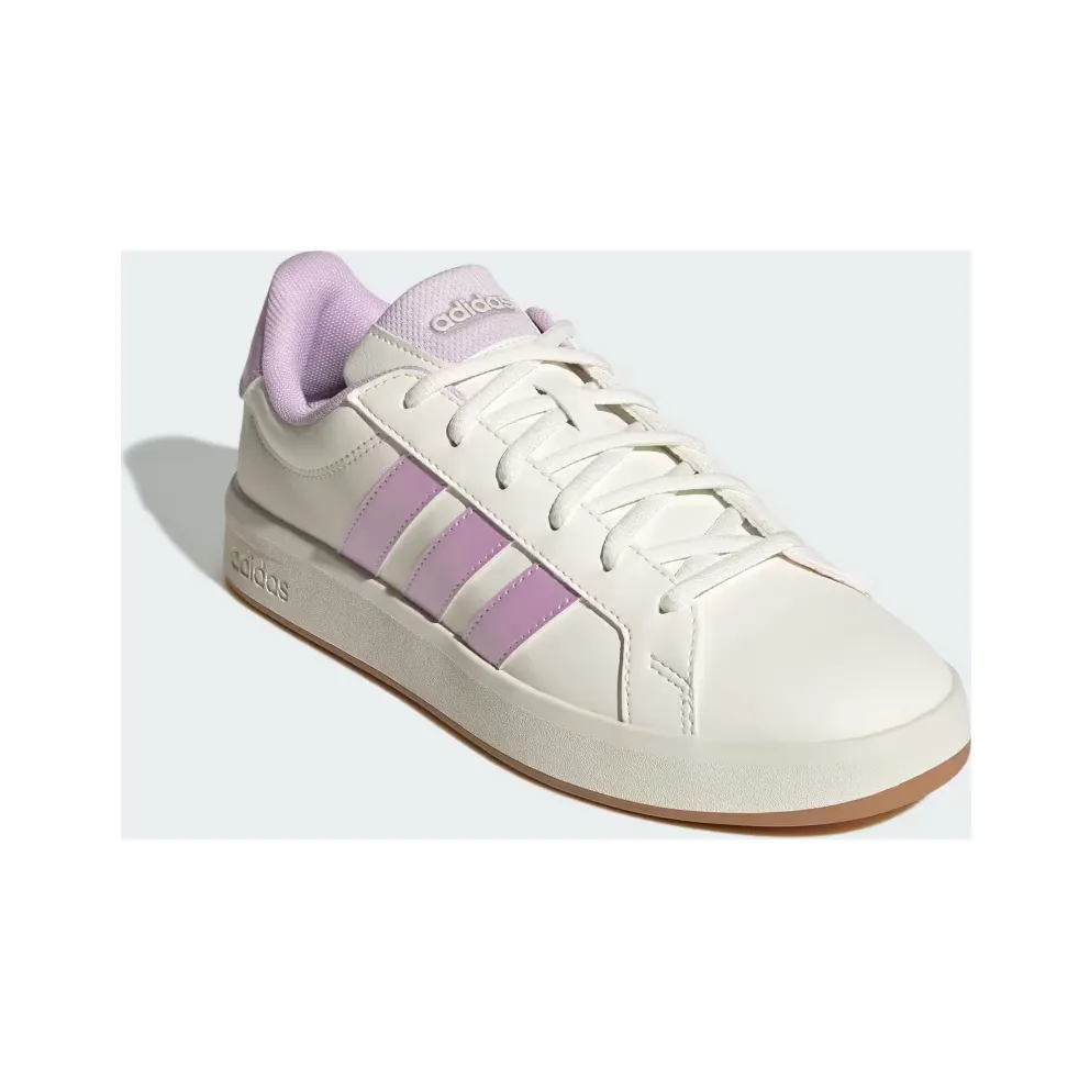 adidas Grand Court Base 3.0 “Core White / Ice Lavender / Off White” (HQ0087)
