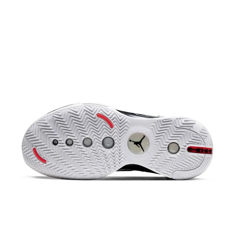 Jordan XXXIV Low Heritage Black/Metallic Silver-White-Red Orbit (CU3473-001)