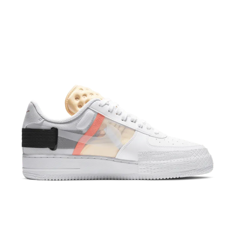 Nike Air Force 1 Type White Melon Tint White/Black-Melon Tint-Habanero Red (CZ7107-100)