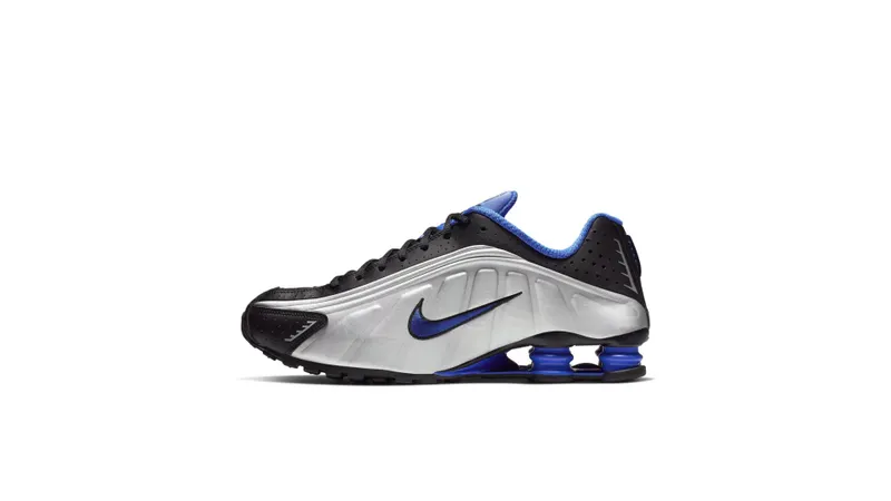 Nike Shox R4 Racer Blue Black/Metallic Silver-Racer Blue (104265-047)