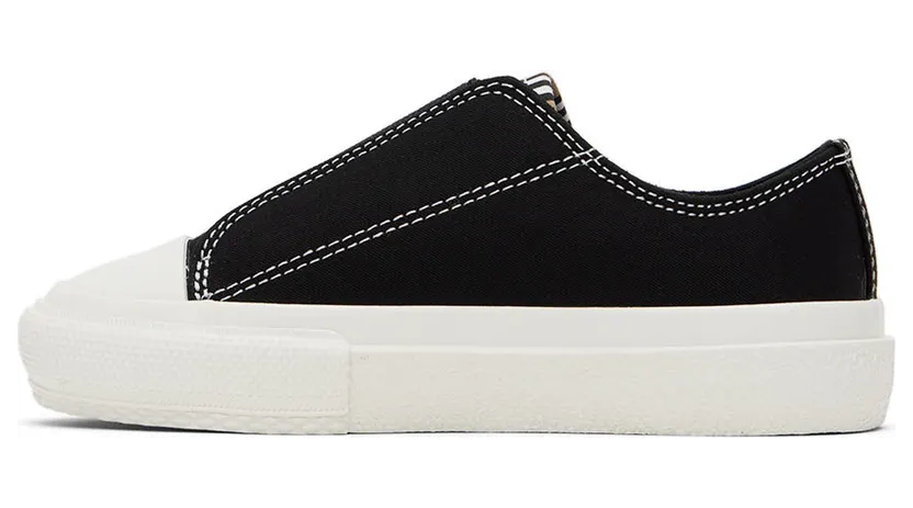 Burberry Kids Black Icon Stripe Logo Slip-on Sneakers (8042881) (3)