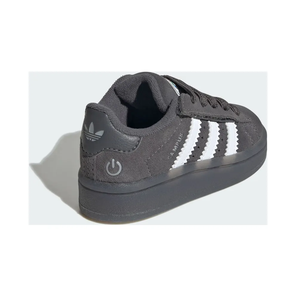 Adidas Campus 00s Led Lights Comfort Closure Elastic Lace Kids Grey Five / Cloud White / Grey Two (JS1284)