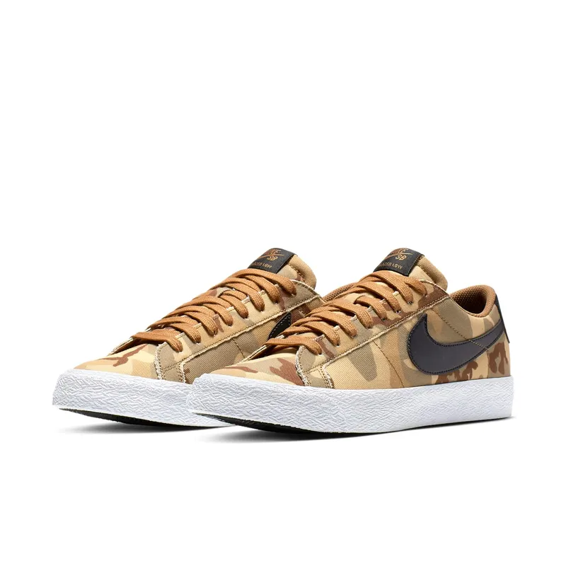 Nike SB Blazer Low Canvas Desert Camo Parachute Beige/Black-Ale Brown (889053-200)