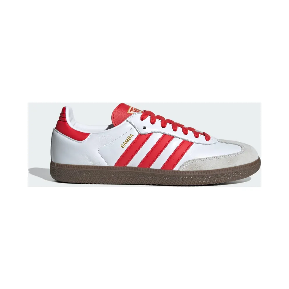 adidas Samba 1. Fc Union Berlin “Cloud White / Vivid Red / Gum” (JQ4051)