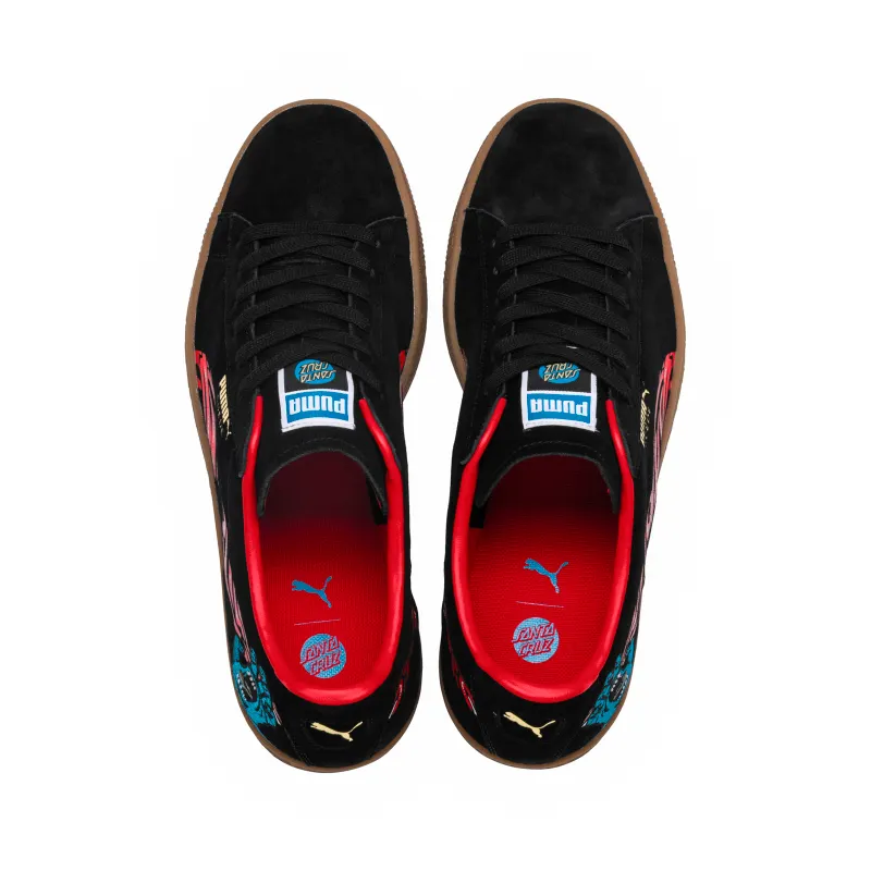 Puma Suede Classic Santa Cruz Puma Black/High Risk Red (366321-01)