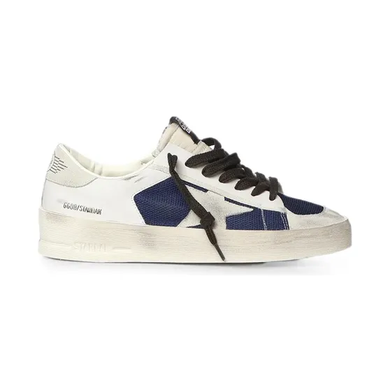 Golden Goose Stardan mit Stern-Patch “White” (GMF00128F008759)