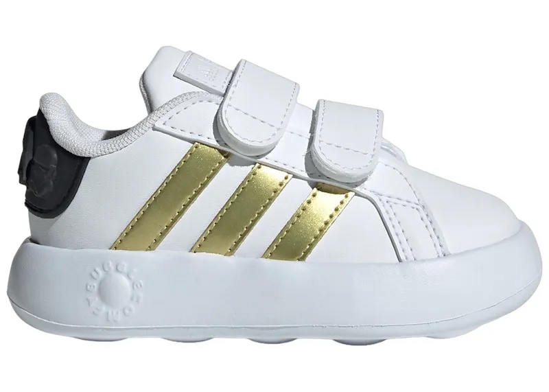 adidas Grand Court CF Star Wars Cloud White Gold Metallic Core Black (IH8036)