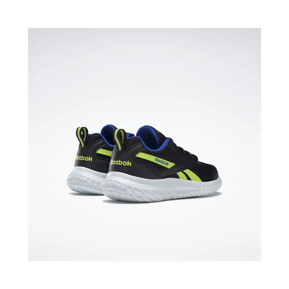 Reebok Rush Runner 3 Shoes Black / Yellow Flare / Court Blue