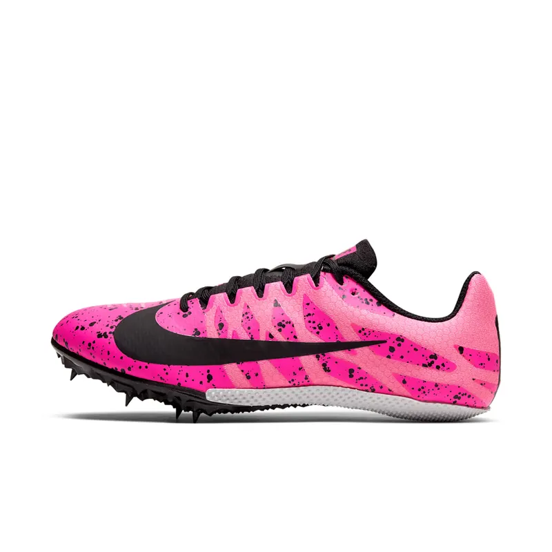 Nike Zoom Rival S 9 Racing spike “Pink Blast / Pure Platinum / Black” (907564-603)