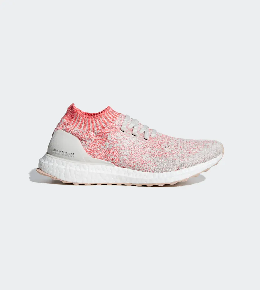 Adidas UltraBoost Uncaged ‘Raw White Shock Red’ Raw White/Raw White/Shock Red (B75863)