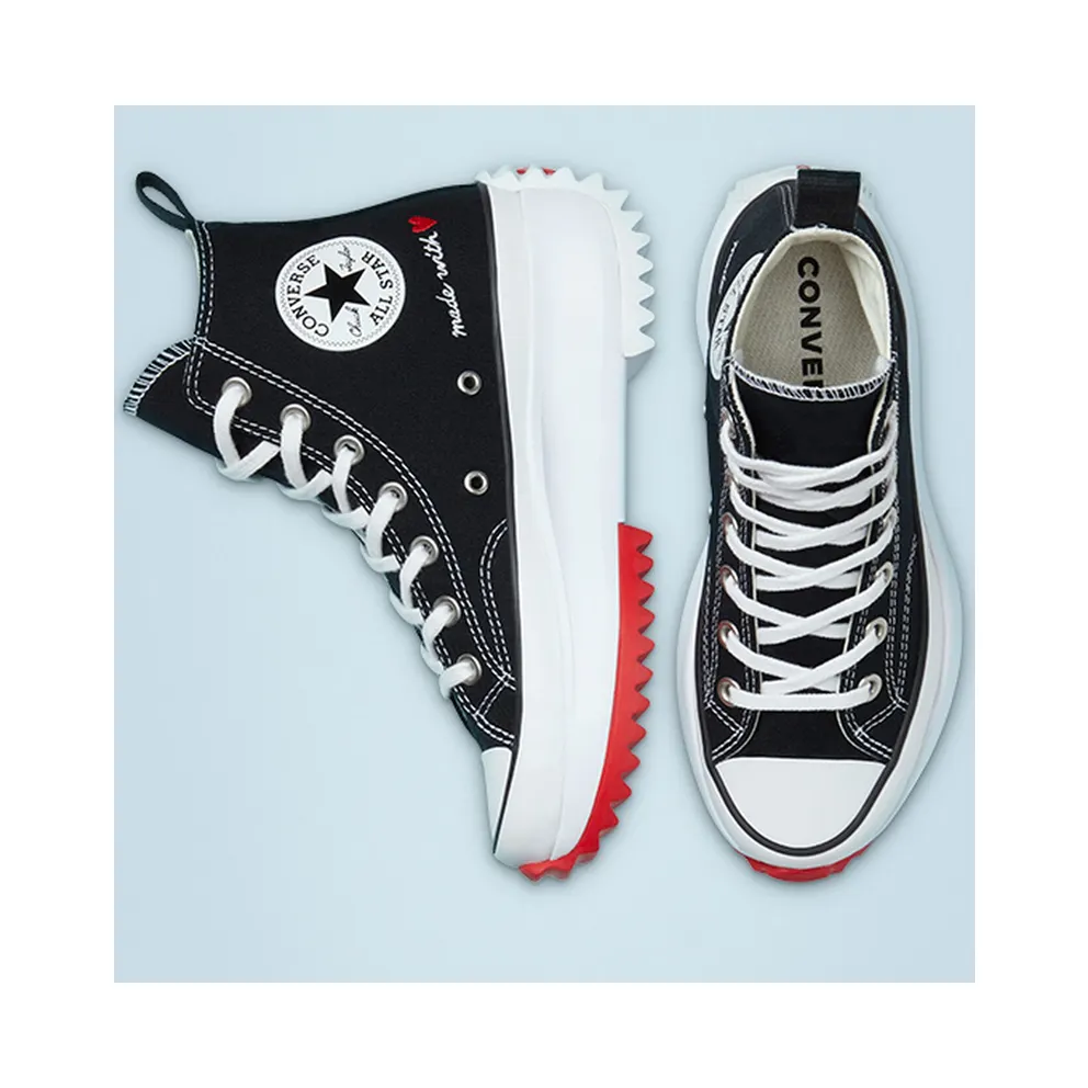 Converse Valentine’s Day Run Star Hike High Top Black/white/university Red (171120C)