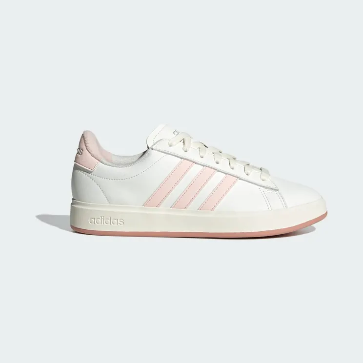 Adidas Grand Court 2.0 Core White / Wonder Quartz / Linen Green Met. (JH8678)