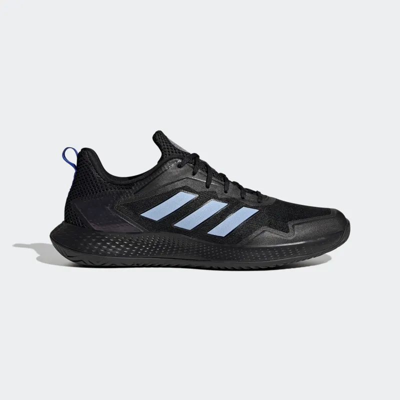 adidas Defiant Speed Tennis Shoes Core Black / Blue Dawn / Lucid Fuchsia (HQ8457)