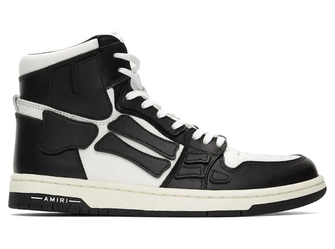 AMIRI Skel Top Hi Black White (211886M236003)