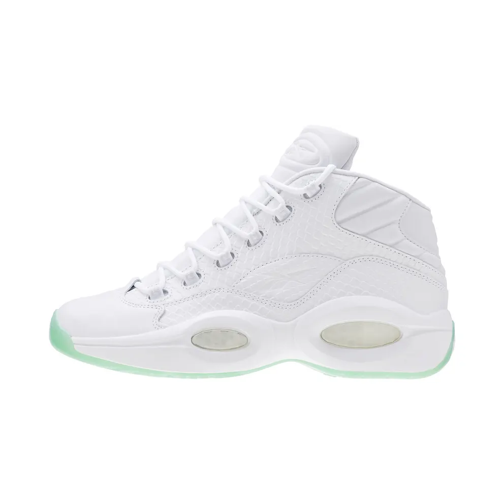 Reebok Question Mid White Mint Glow White/Mint Glow (Other Brands Reebok)