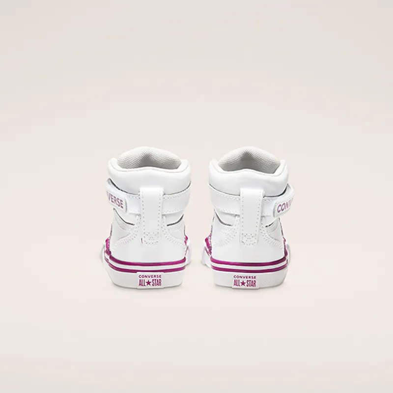 Converse Toddlers’ Coated Glitter Pro Blaze Strap High Top (768477C)