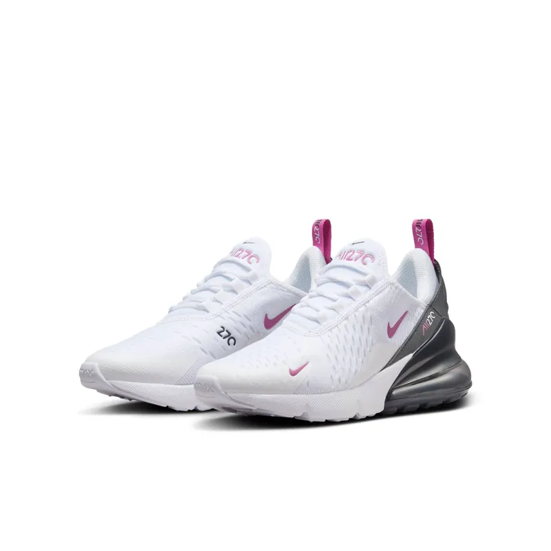 Nike Air Max 270 White Anthracite Hot Fuchsia (943345-120)