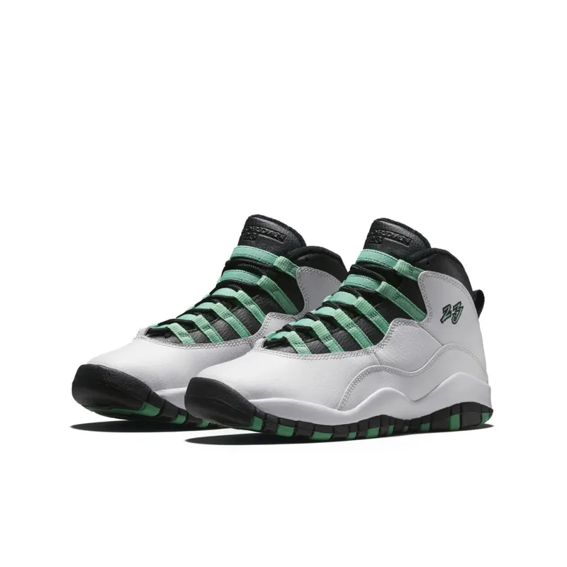Jordan 10 Retro Green (GS) White/Green-Black-Infrared 23 (705180-118)
