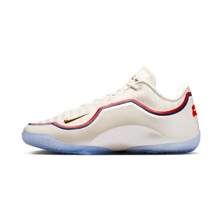 Nike LeBron 23 – Old Glory – Old Glory “Pale Ivory / University Red / Midnight Navy / Metallic Gold” (IB9562-103)