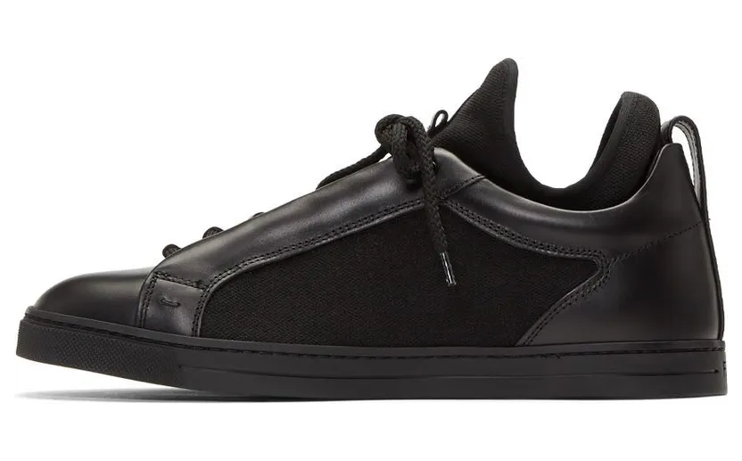 Fendi Black Knit Bag Bugs Sneakers (7E1154 A2C5) (3)