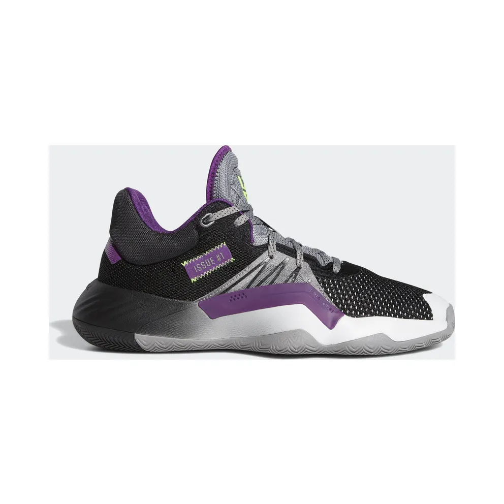 adidas D.O.N. Issue #1 Schuh Grey Three / Core Black / Glory Purple (EH2134)