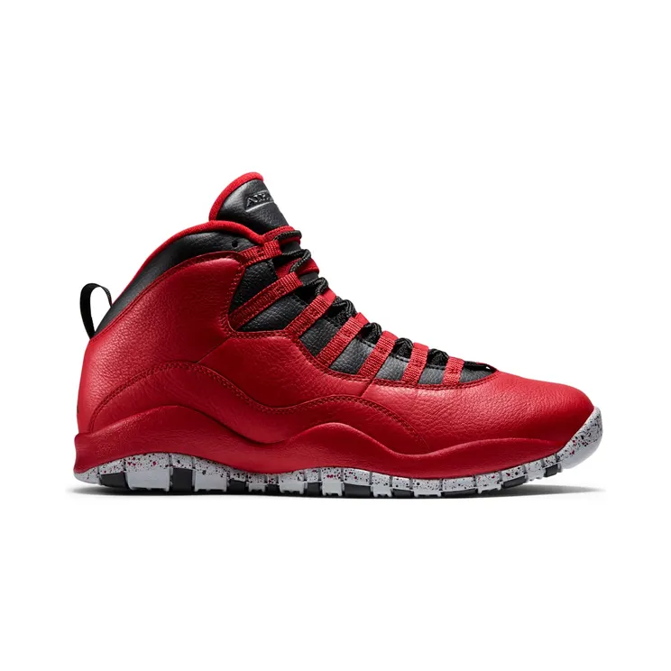 Air Jordan 10 Retro 30TH Bulls Over Broadway “Gym Red / Wolf Grey / Black” (705178-601)