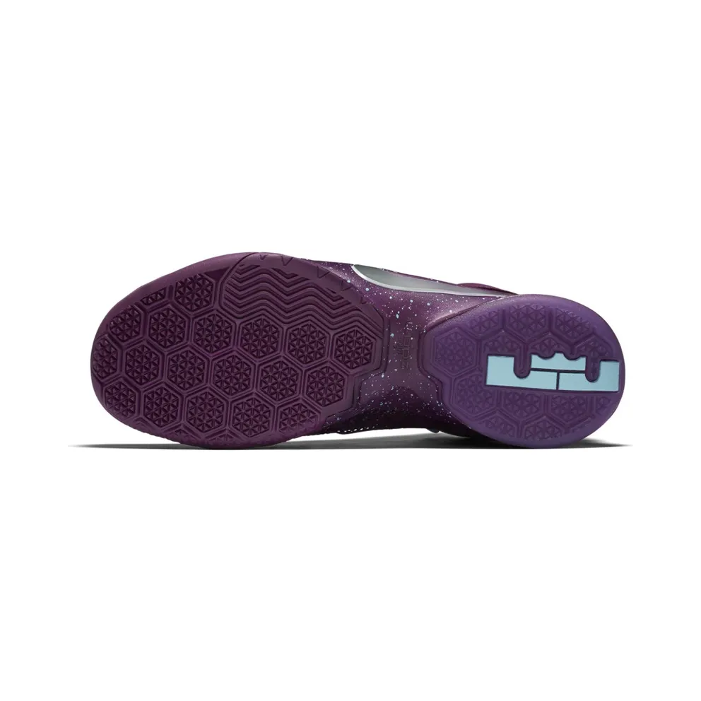 LeBron Soldier 9 FLYEASE “Mulberry / Copa / Metallic Silver” (846246-506)