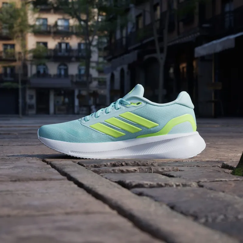 adidas Runfalcon 5 Semi Flash Aqua Lucid Lemon Core Black (JR3088)