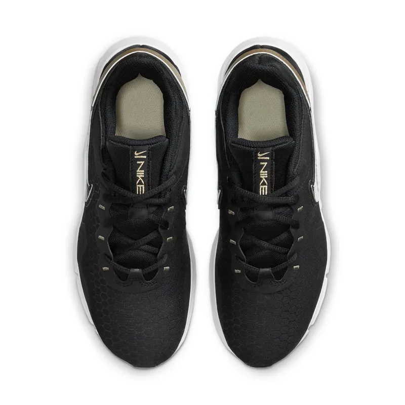 Nike Legend Essential 2 Premium Black White Metallic Gold Grain (CZ3668-001)