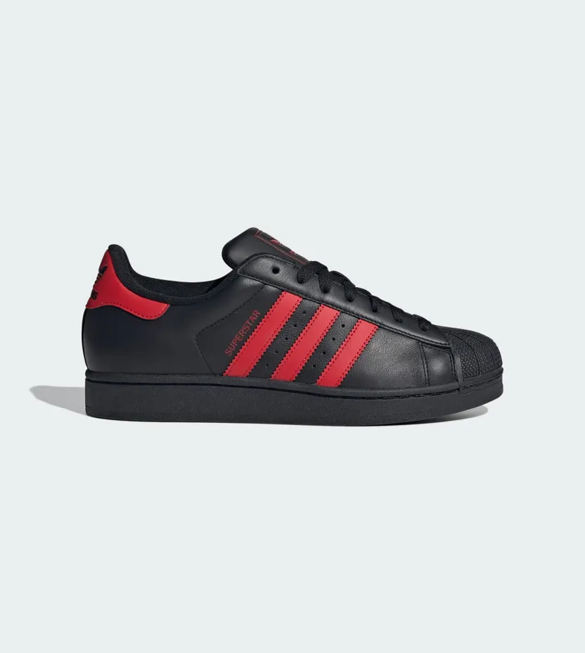 Adidas Superstar II Core Black / Better Scarlet / Core Black (IH4172)