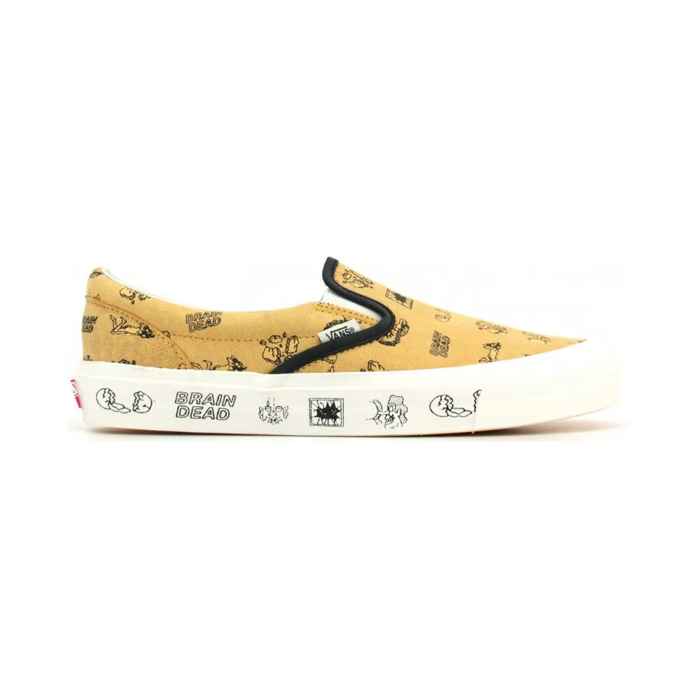 Vans Slip-On Brain Dead Gold Aspen Gold/Marshmallow (VN0A38FJN8B)