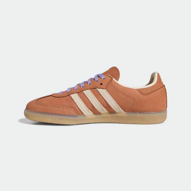 Adidas SAMBA OG Shoes Clay Strata / Warm Vanilla / Light Purple (KJ2310)