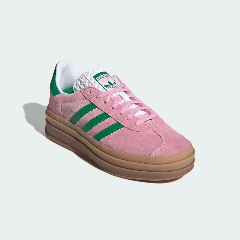 adidas Gazelle Bold True Pink / Green / Cloud White (IE0420)