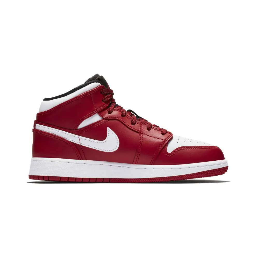 Jordan 1 Mid Chicago (GS) Gym Red/White-Black (554725-605)