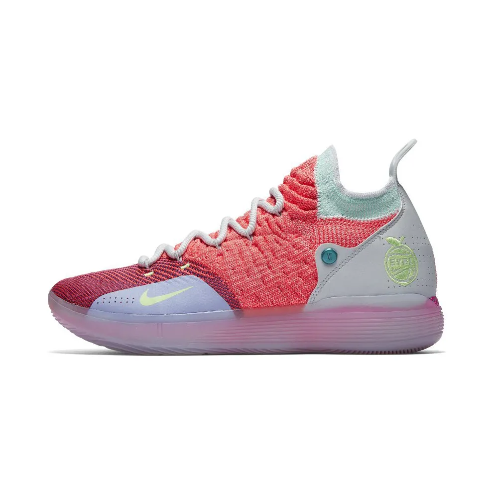 Nike KD 11 EYBL Hot Punch/Lime Blast-Pure Platinum (AO2604-600/AO2605-600)