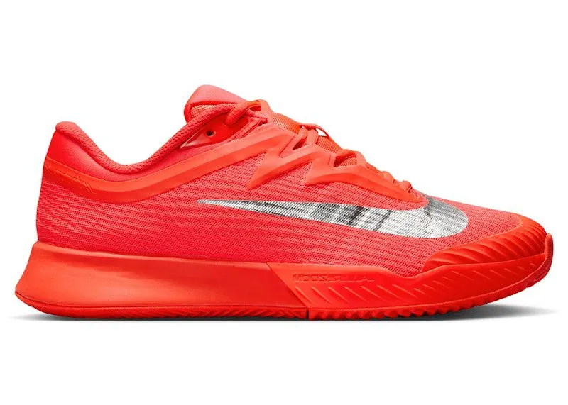 Nike Court Air Zoom Vapor Pro 3 Premium Clay Bright Crimson Metallic Silver (HQ6033-600)