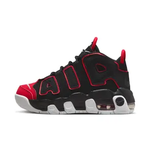 Nike Air More Uptempo 96 Red Toe “Black / University Red / White” (FB1343-001)