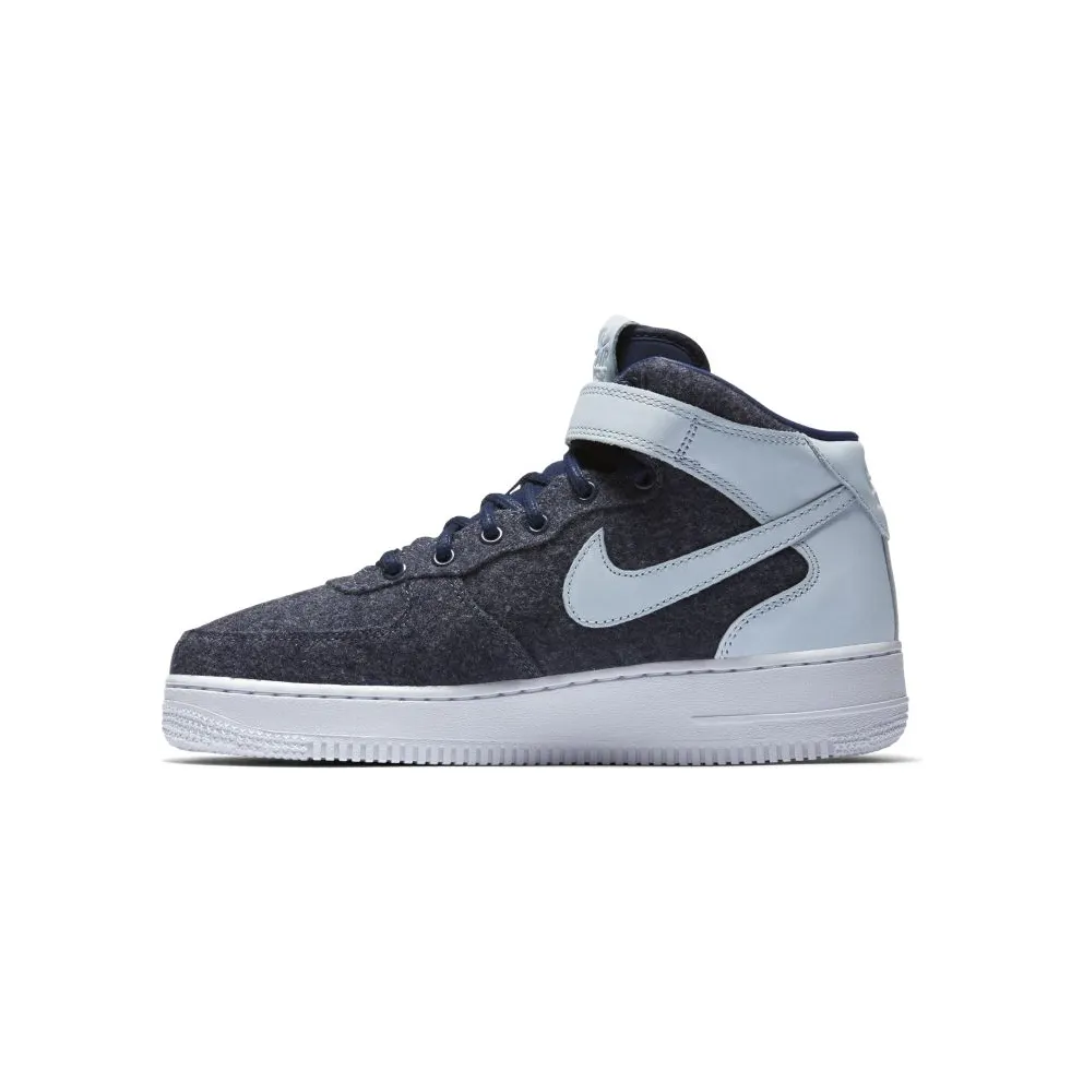 Nike Air Force 1 07 Mid Leather Premium Midnight Navy (W) Midnight Navy (857666-400)