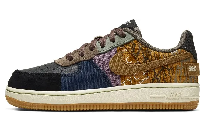 Nike Travis Scott x Air Force 1 Low PS ‘Cactus Jack’ – “Multi-color / Muted Bronze-foss” (CQ4565-900)