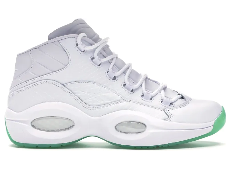 Reebok Question Mid White Mint Glow White/Mint Glow (Other Brands Reebok)