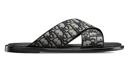 Dior Alias Sandals Blue Oblique (3SA126ZSA_H961)