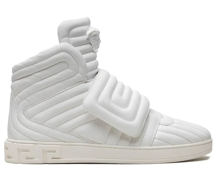 Versace Gewatteerde high-top White sneakers – Wit (DSU6171DNAXG)