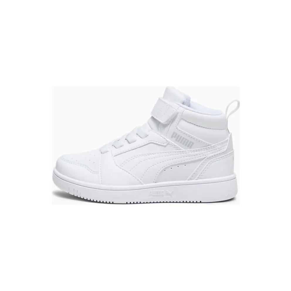 Puma Rebound V6 Mid White/Grey (393832-05)